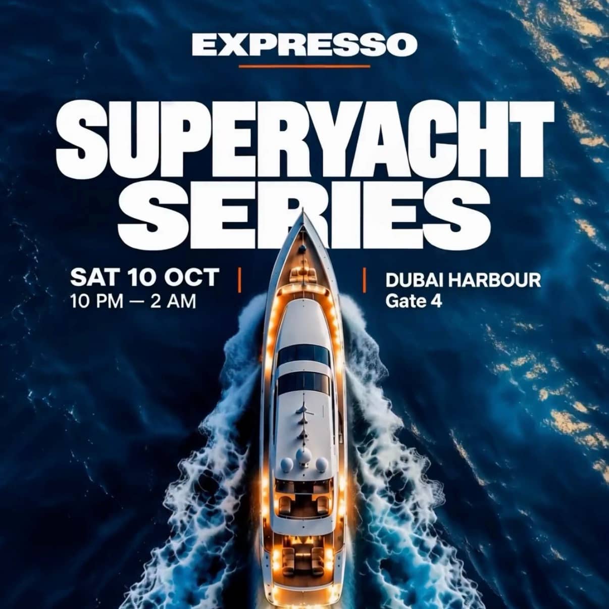 ✨ EXPRESSO ALL-WHITE SUPERYACHT PARTY IS BACK 🚢🤍