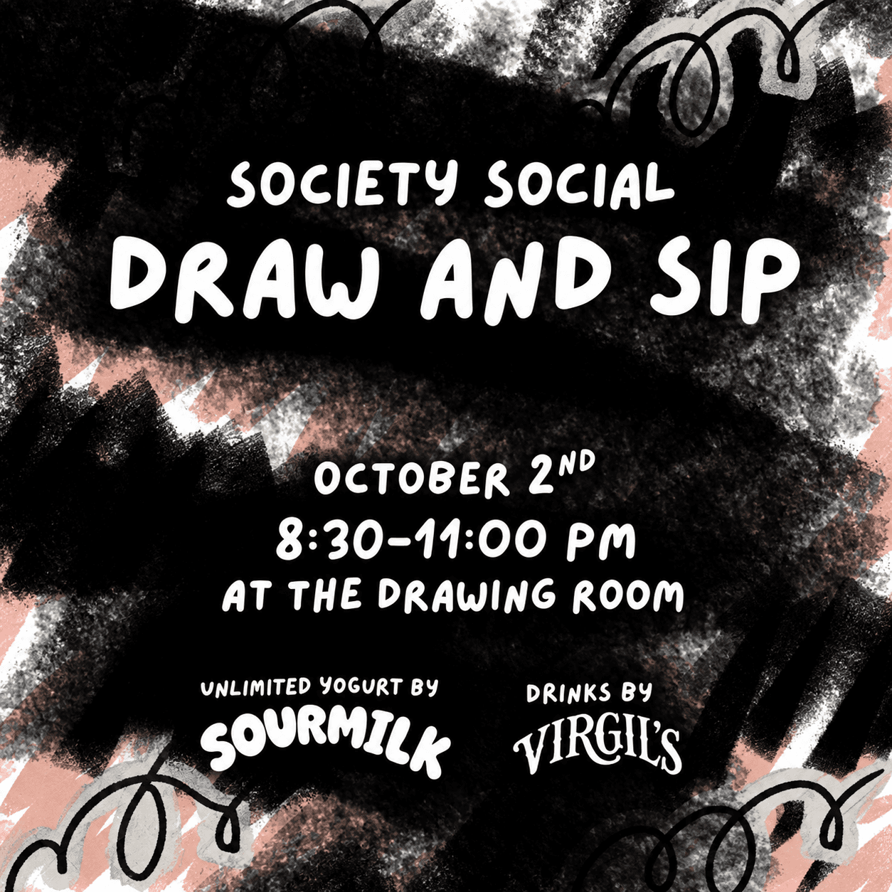 Society Social, Draw And Sip
