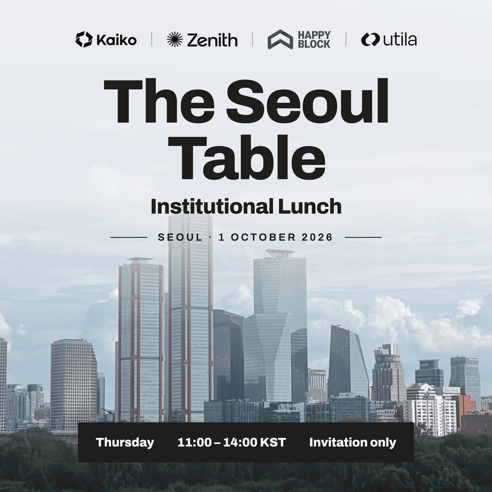 The Seoul Table - Institutional Lunch