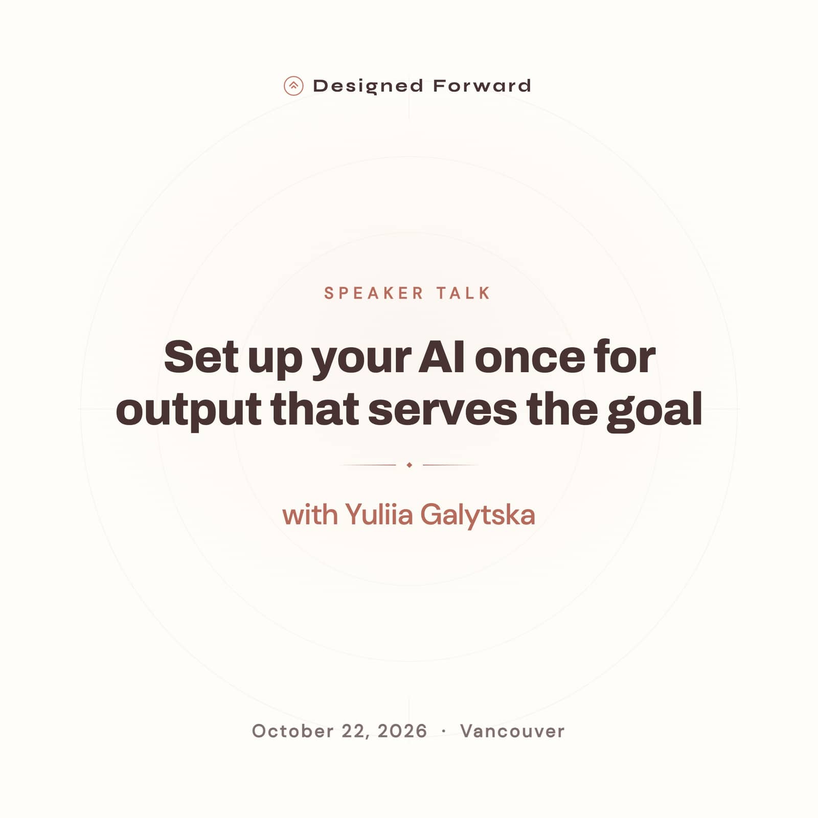 Set up your AI once for output that serves the goal