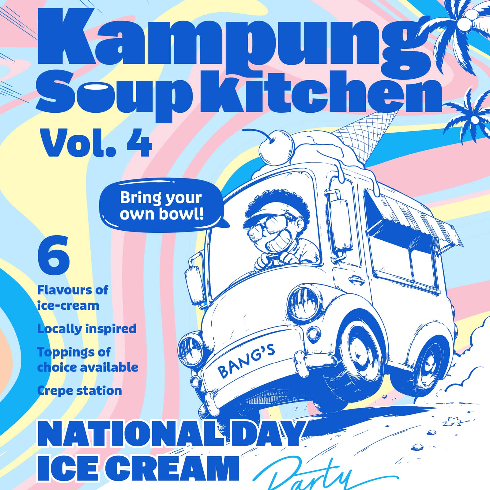 Kampung Soup Kitchen #4: National Day Ice Cream Party