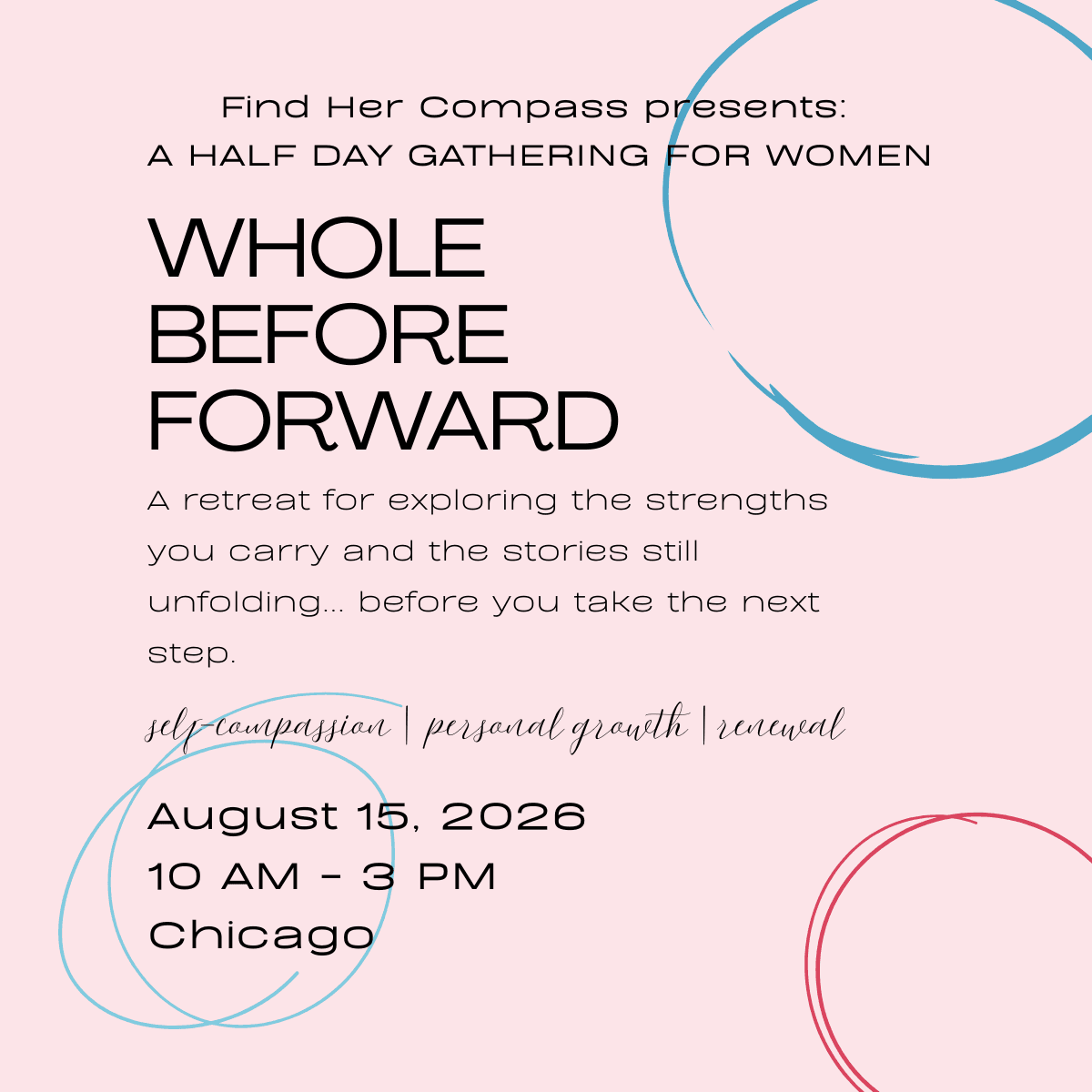 Whole Before Forward: Half-Day Retreat in Chicago