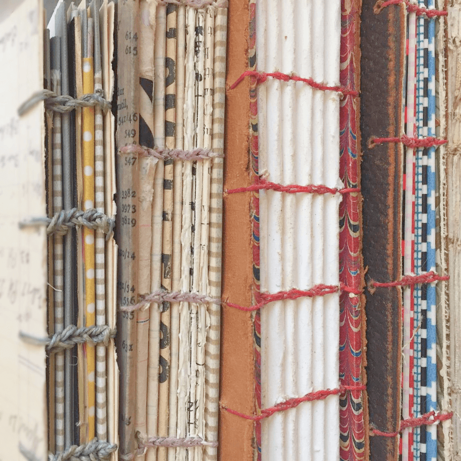 Upcycled Bookbinding with Indoor Recess