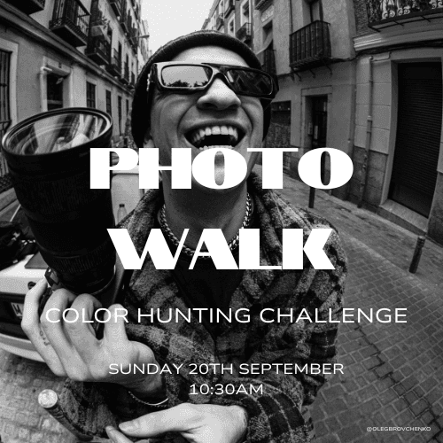 RAW Photo Walk - Colour Hunting Challenge
