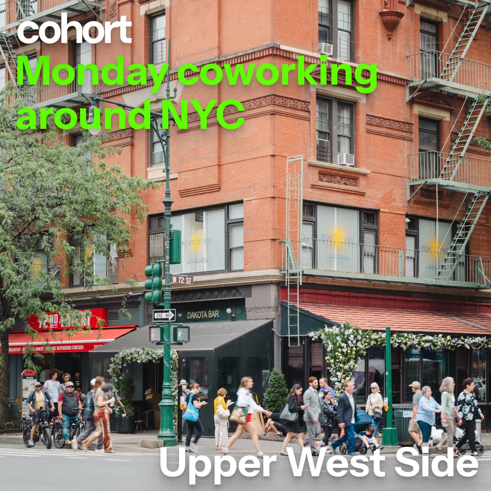 Monday Coworking Around NYC - UWS - Founders, Creatives, Builders, Researchers, Supporters
