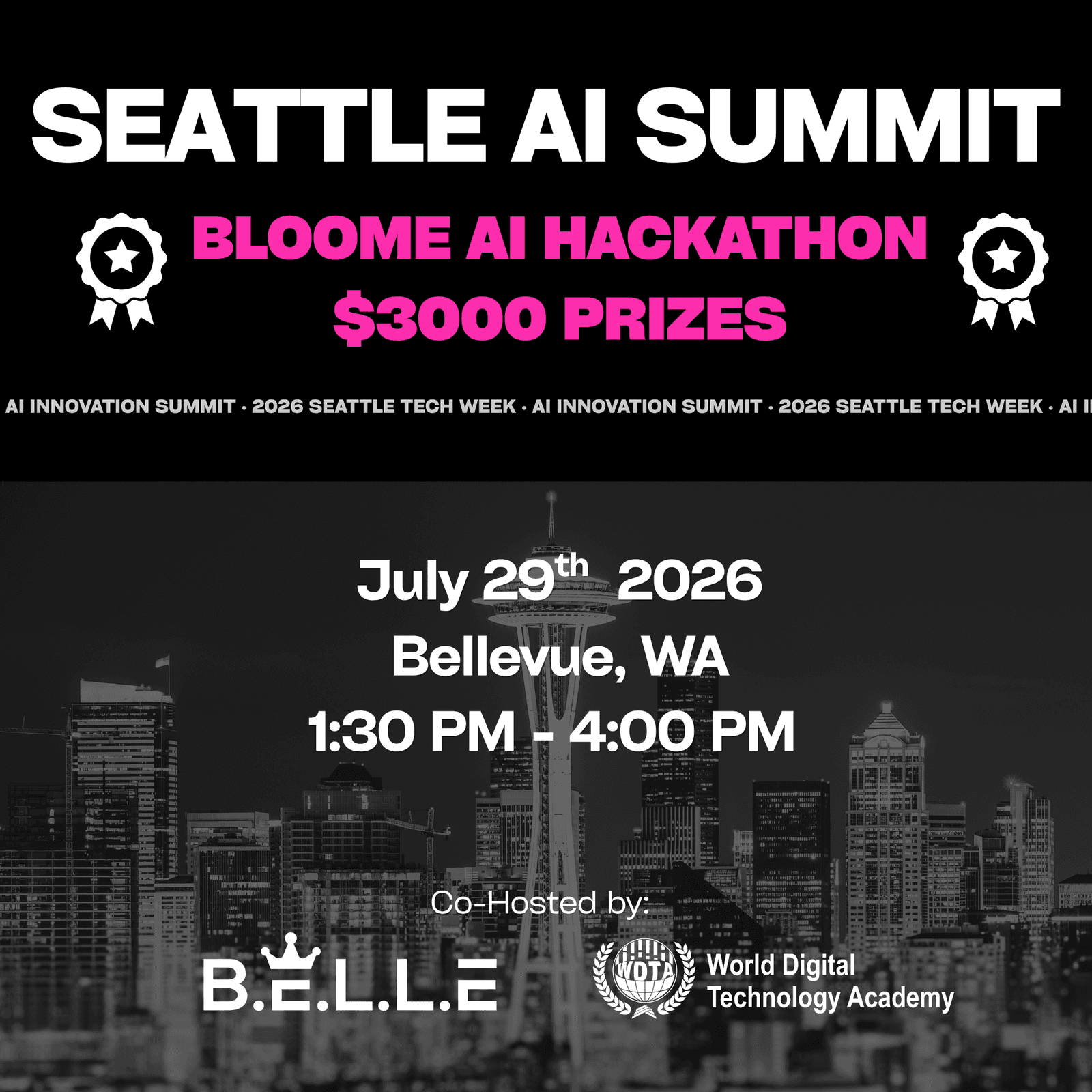 Seattle AI Summit - Bloome AI Hackathon with $3000 in prizes