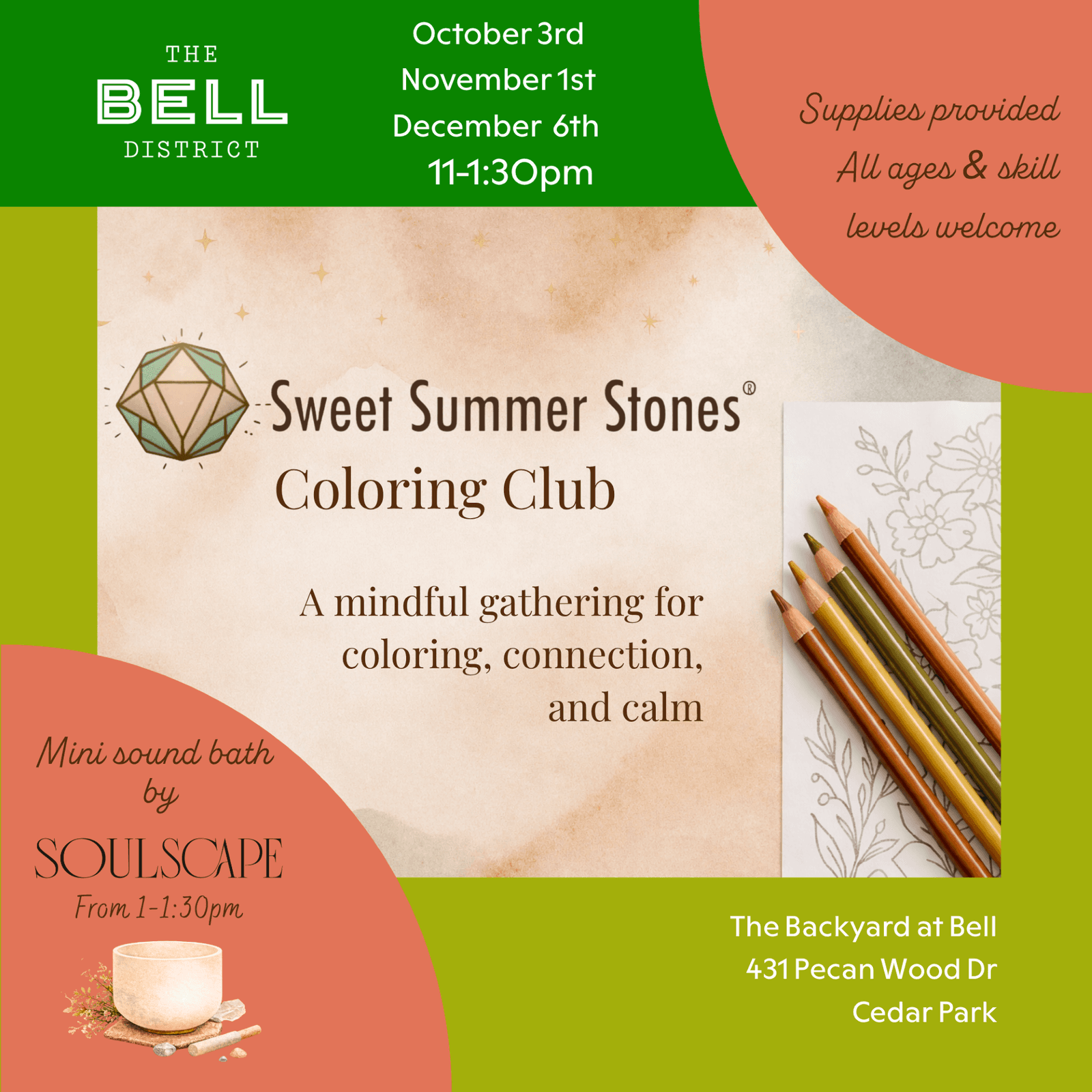 Coloring Club & Sound Bath
