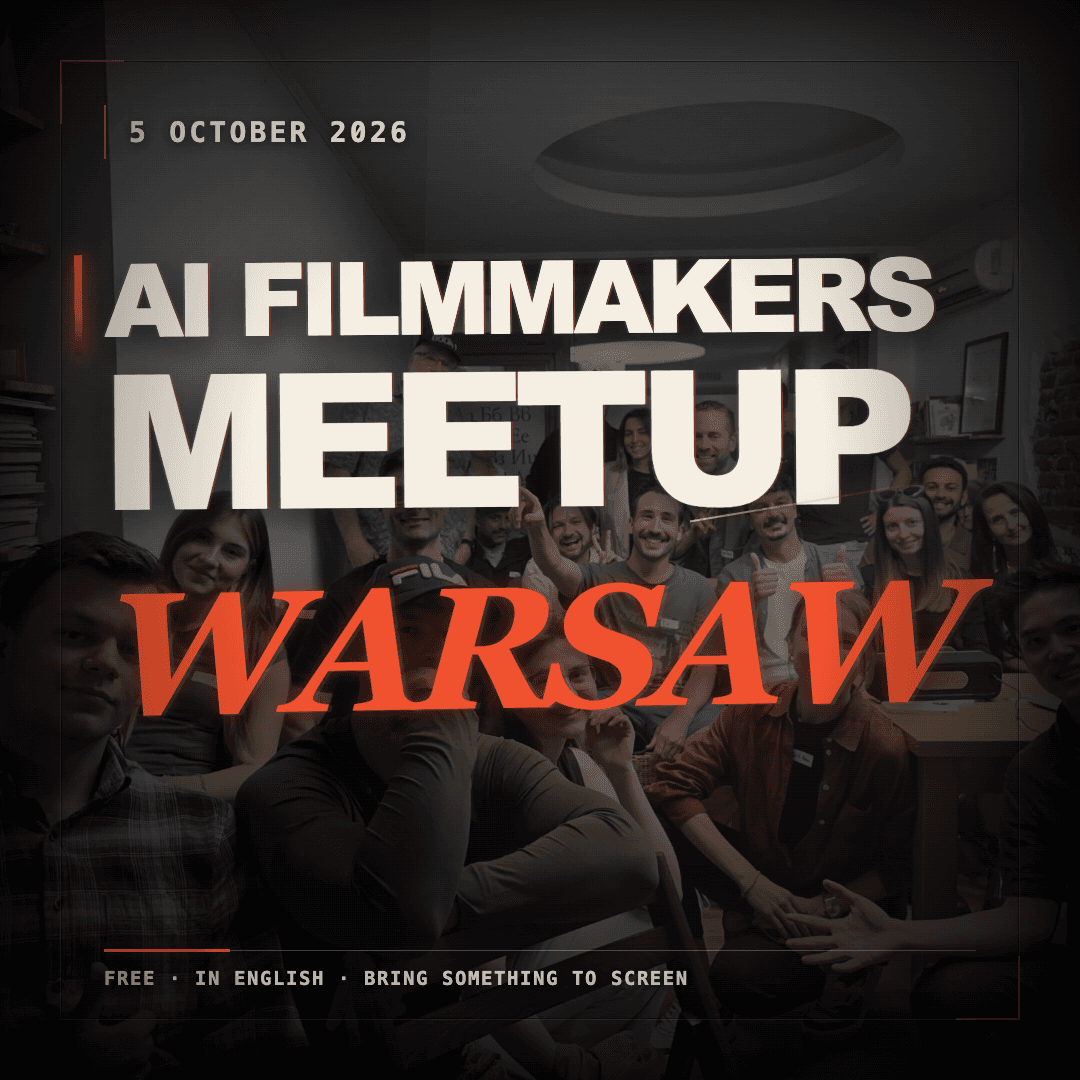 AI Filmmakers Meetup Warsaw