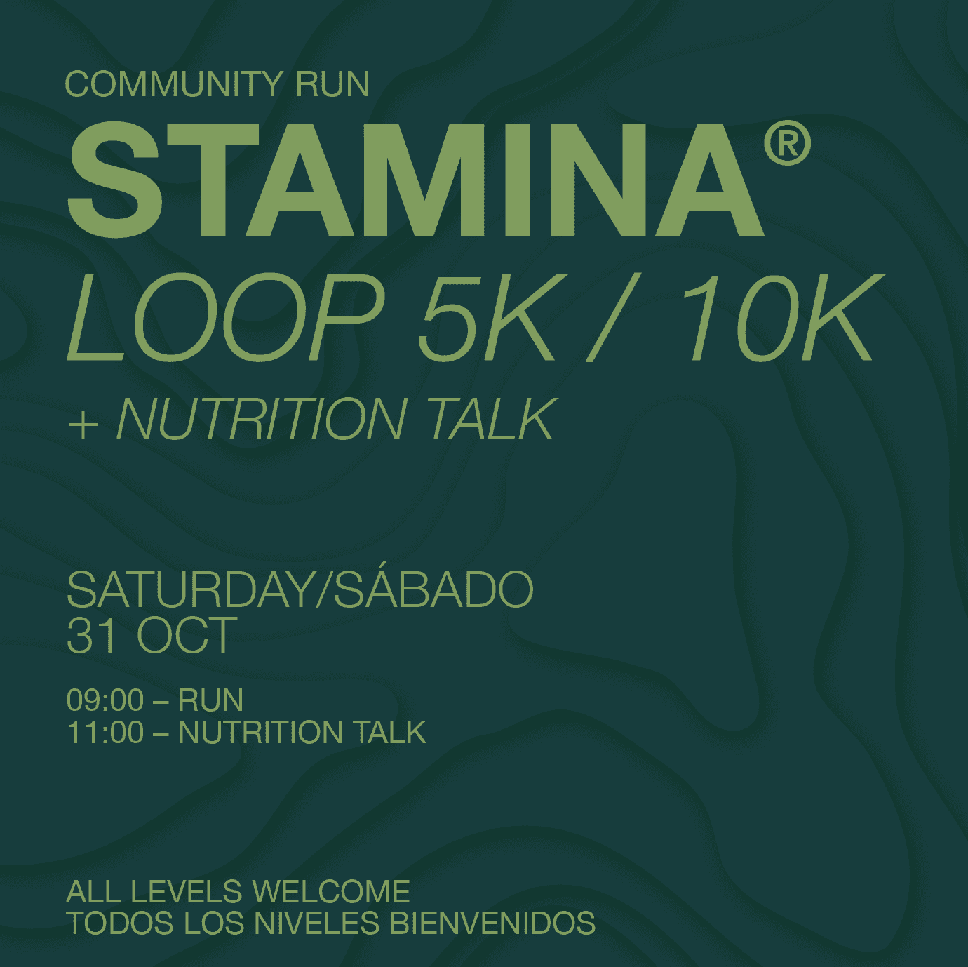 Stamina Loop 5K/10K + Stamina Talk Nutrition