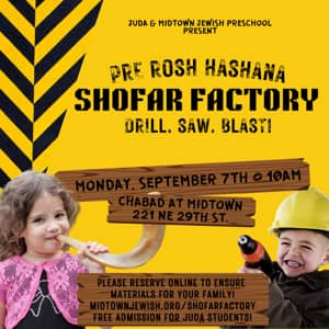 Pre Rosh Hashana Shofar Factory