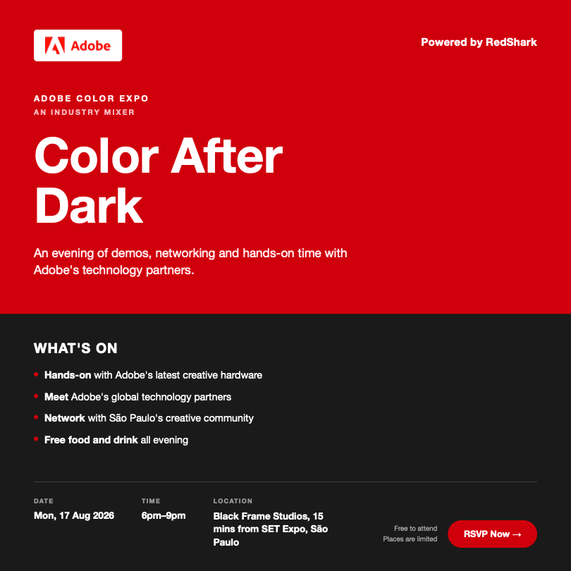 Adobe Color After Dark São Paulo - Free Creative Meetup