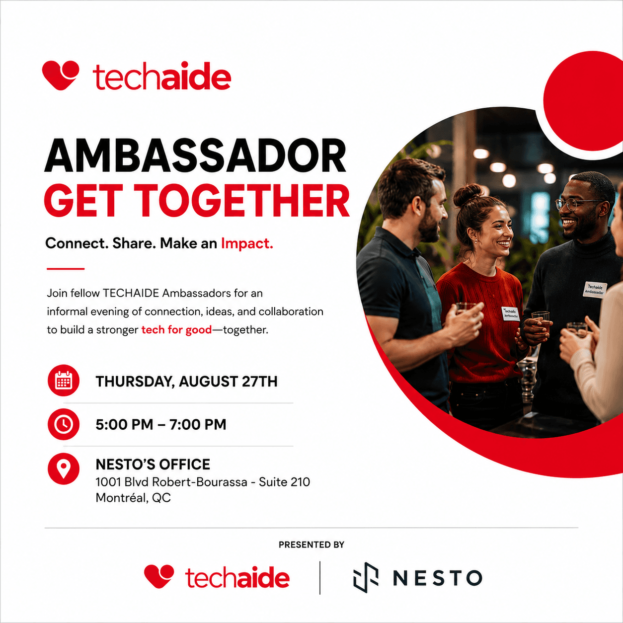 Rencontre des ambassadeurs Techaide