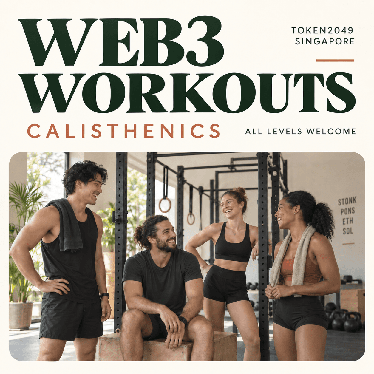 Web3 Workouts: Calisthenics @ Token2049 Singapore