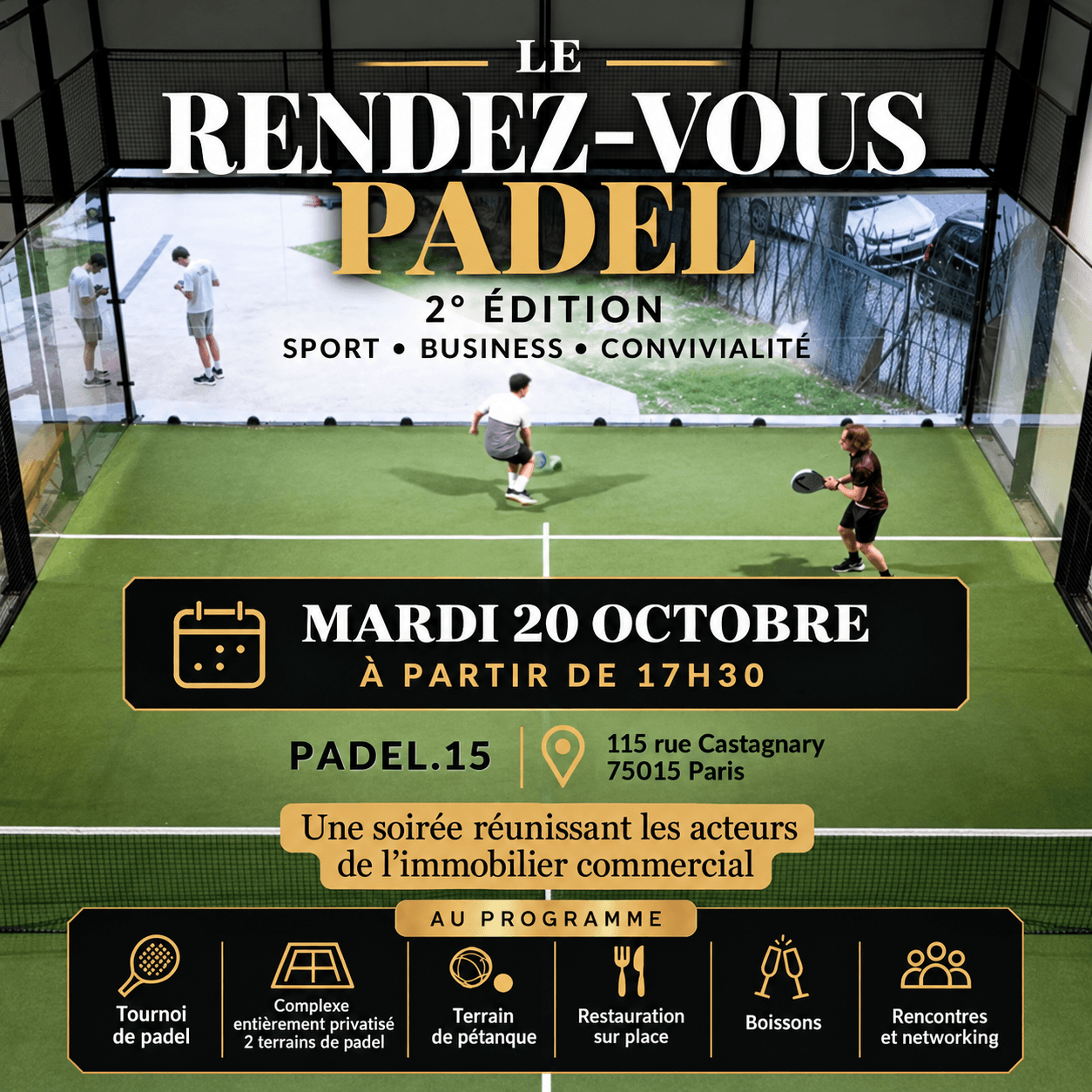 RENDEZ-VOUS PADEL 2e édition / ENSEIGNE LIBRE