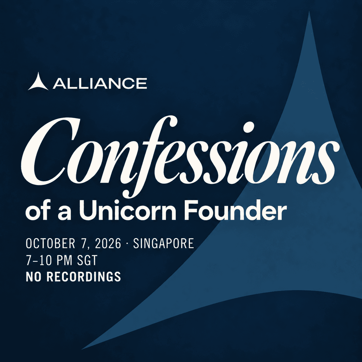 Confessions of a Unicorn Founder (Token2049, 2026)