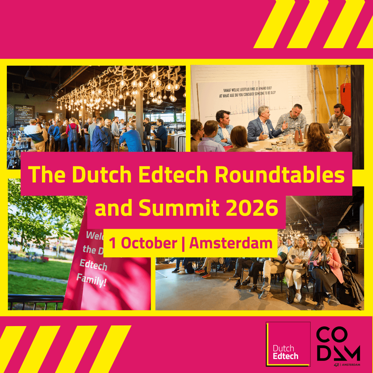 Dutch Edtech Roundtables and Summit 2026