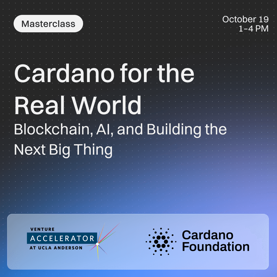 Cardano for the Real World: Blockchain, AI, and Building the Next Big Thing