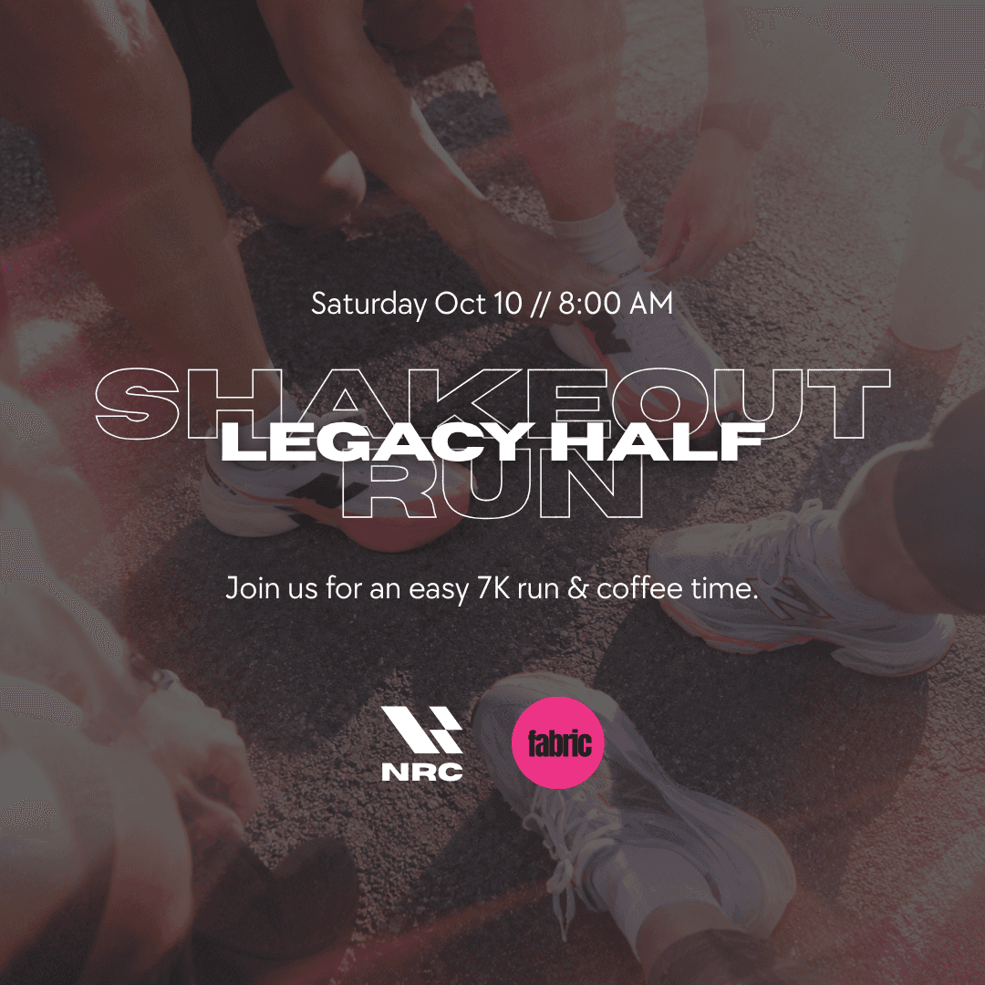 【NRC×fabric】LEGACY SHAKEOUT RUN|10/10(土) in 都立明治公園