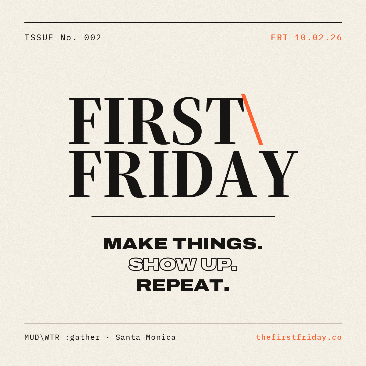 FIRST\FRIDAY: FACING FEARS