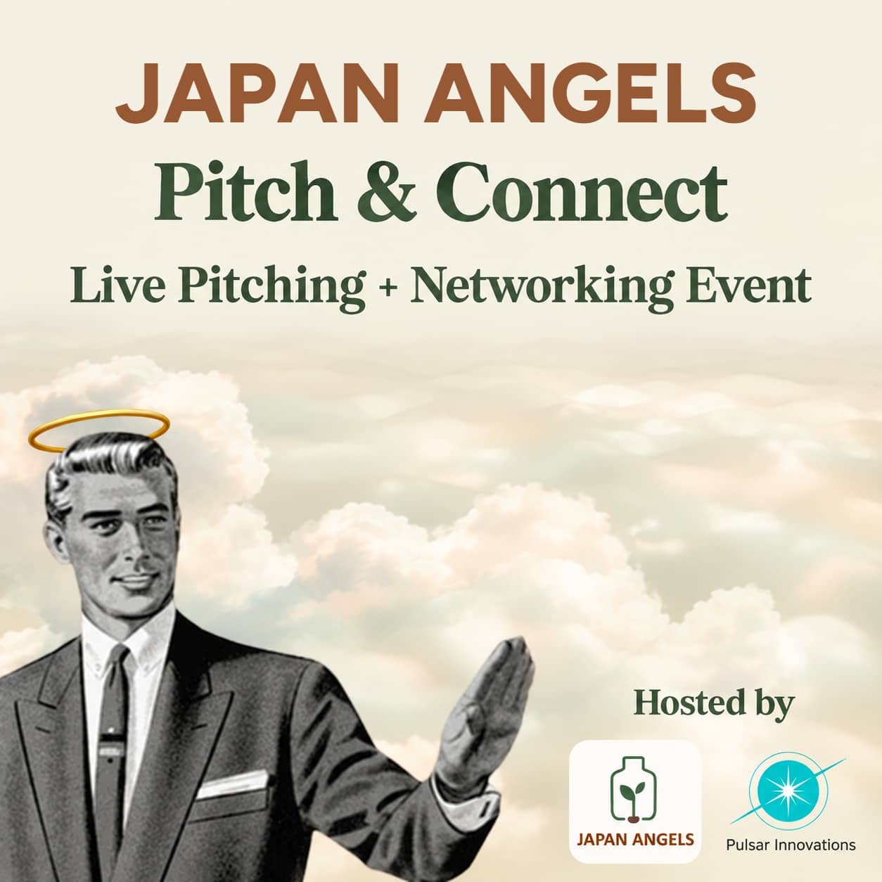 Japan Angels + Pitch & Connect Live Pitching & Networking Event