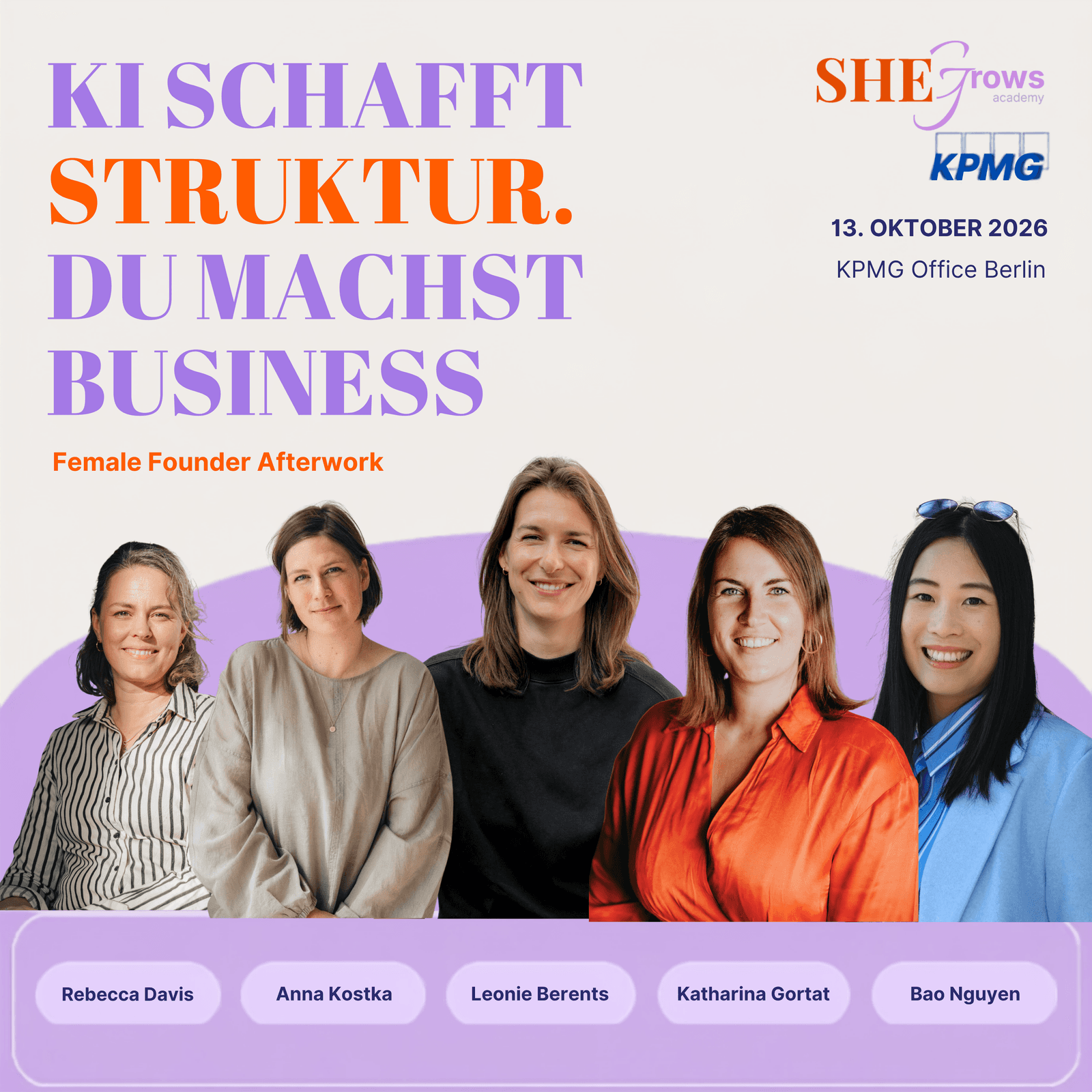 Female Founders: KI strukturiert dein Unternehmen – du konzentrierst dich aufs Business