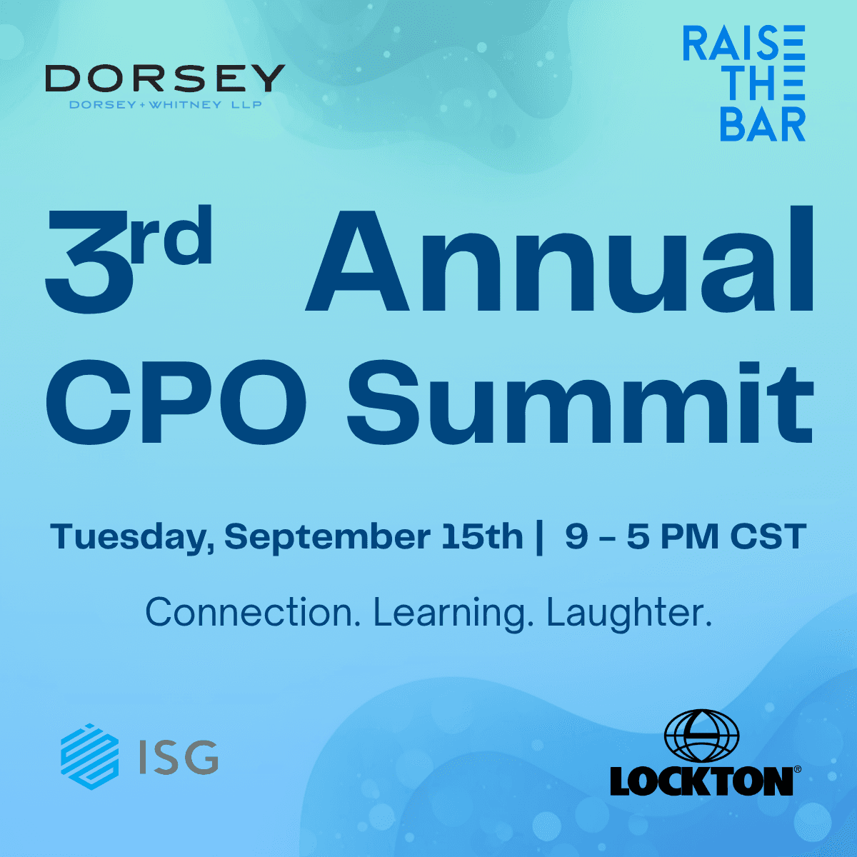 3rd Annual Raise The Bar CPO Summit