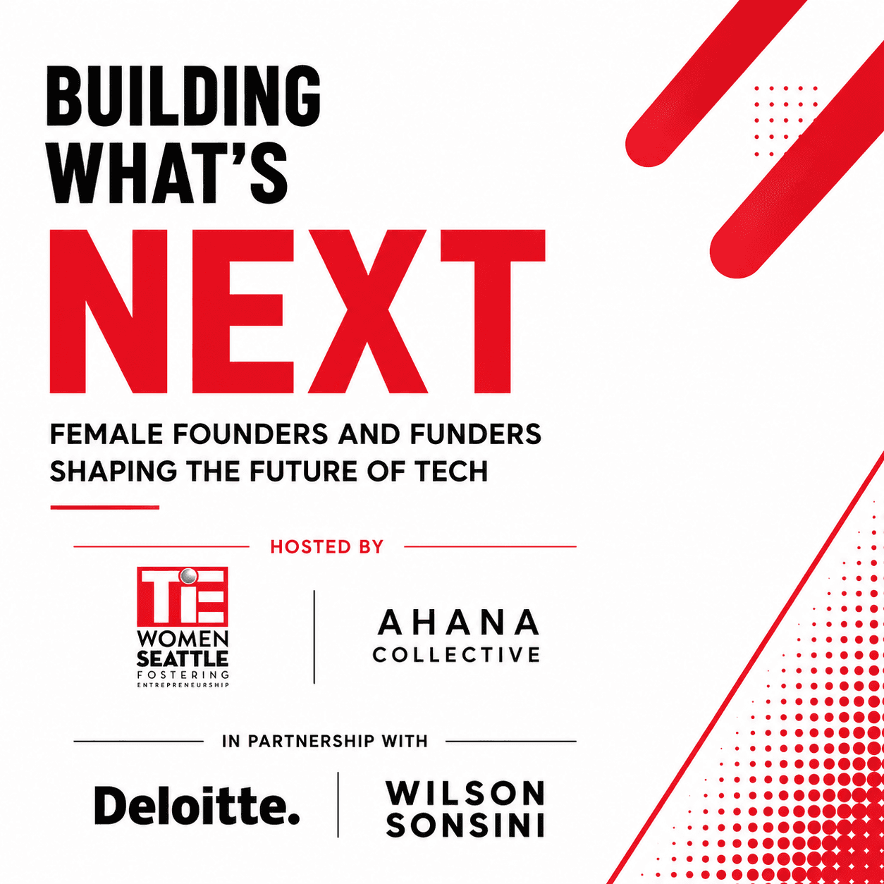 Building What’s Next: Female Founders & Funders Shaping the Future of Tech | TiE Seattle Women & Ahana Collective