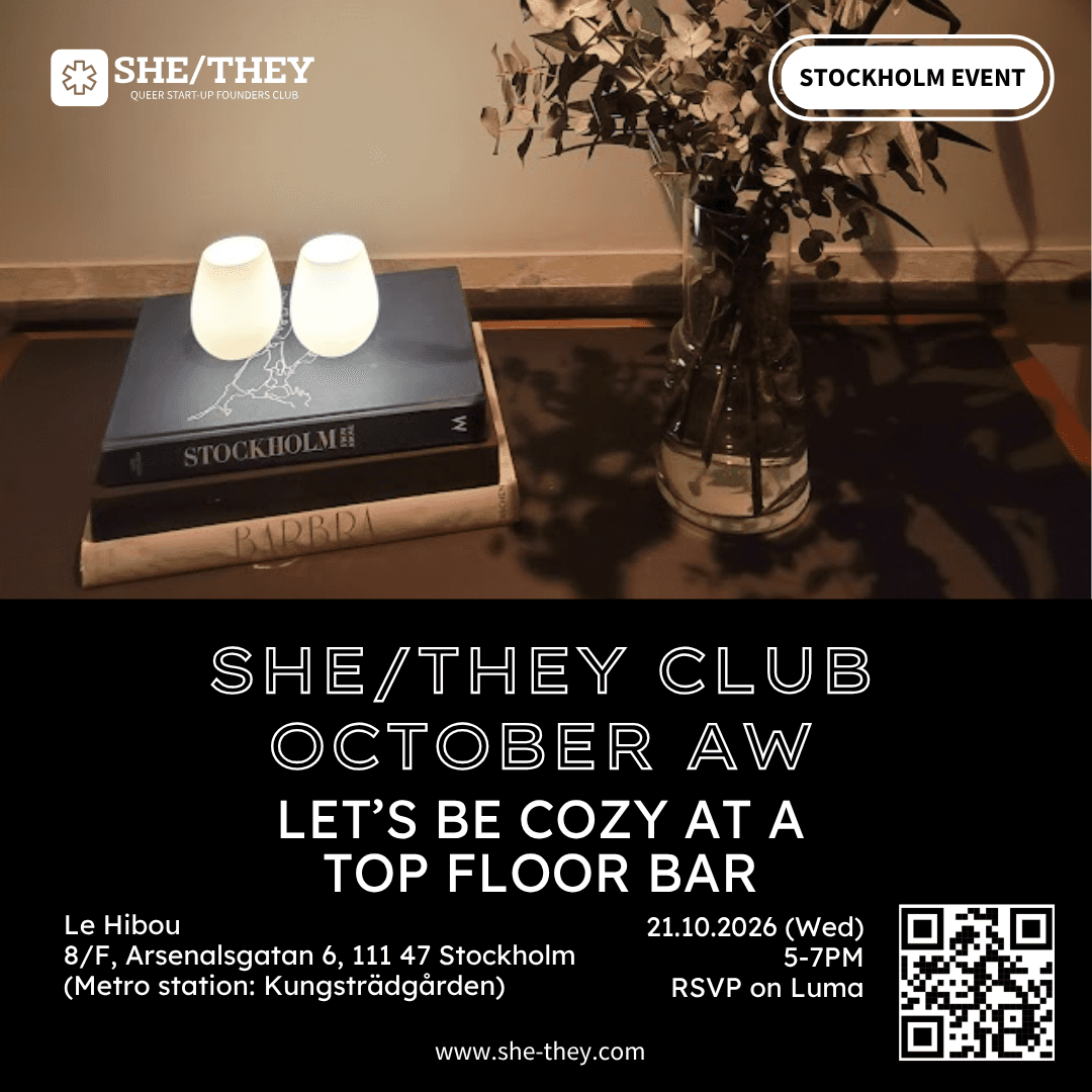 SHE/THEY Club Stockholm October AW