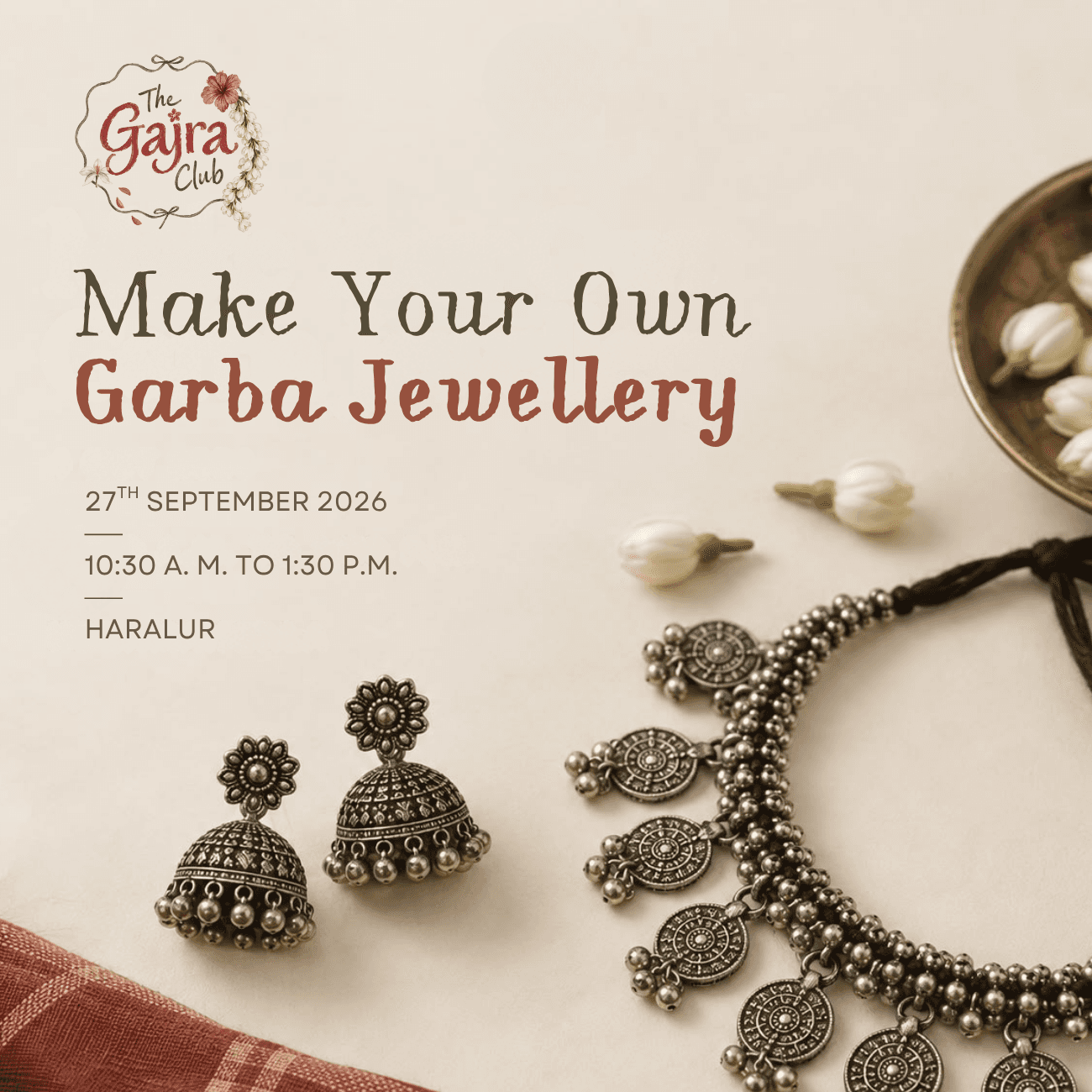 Make Your Own Garba Jewellery