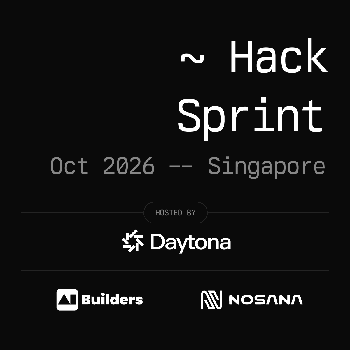 Daytona HackSprint Singapore - SWITCH Edition