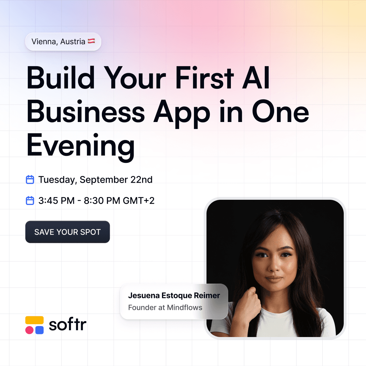 Softr Vienna: Build Your First AI Business App in One Evening