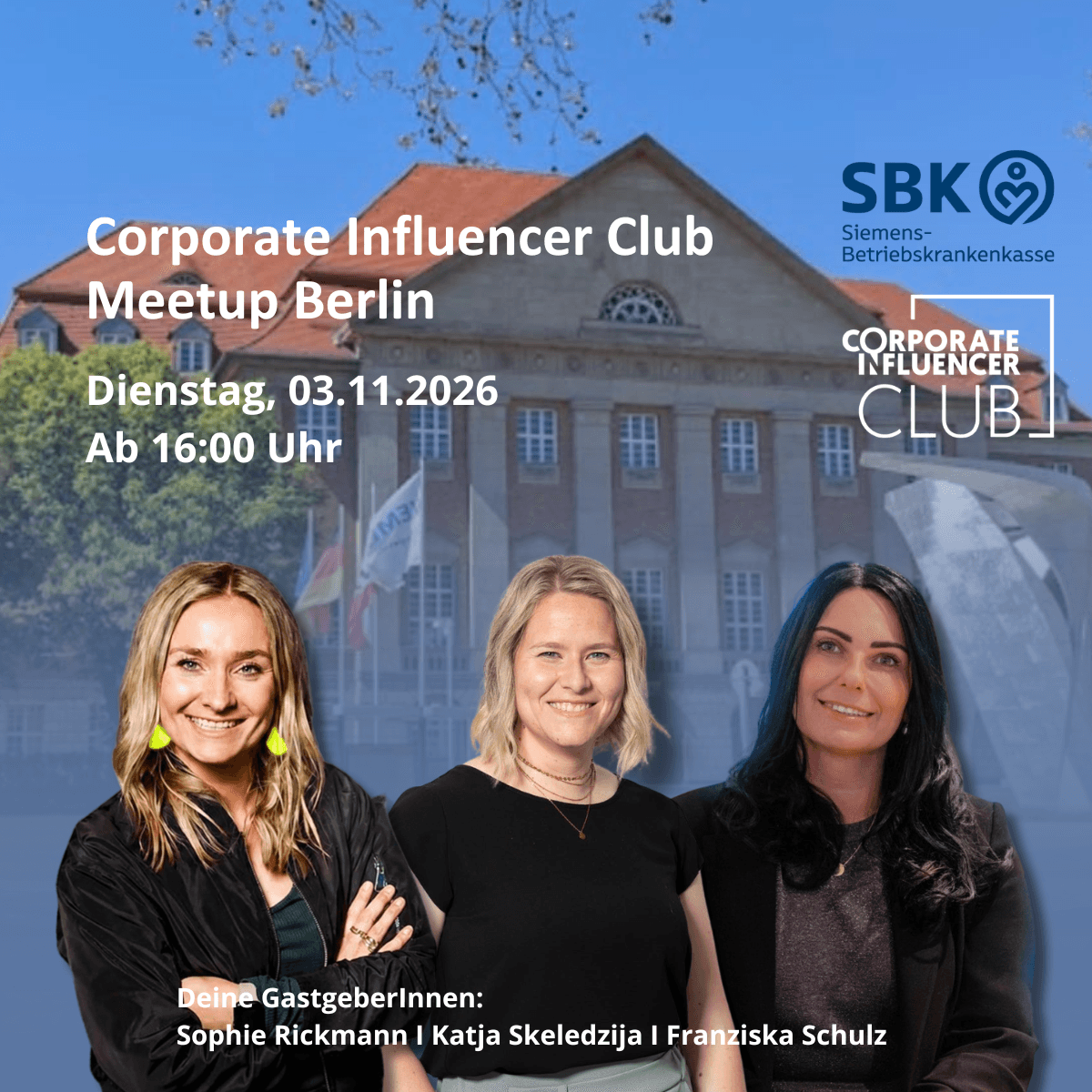 Corporate Influencer Club Meetup Berlin @SBK