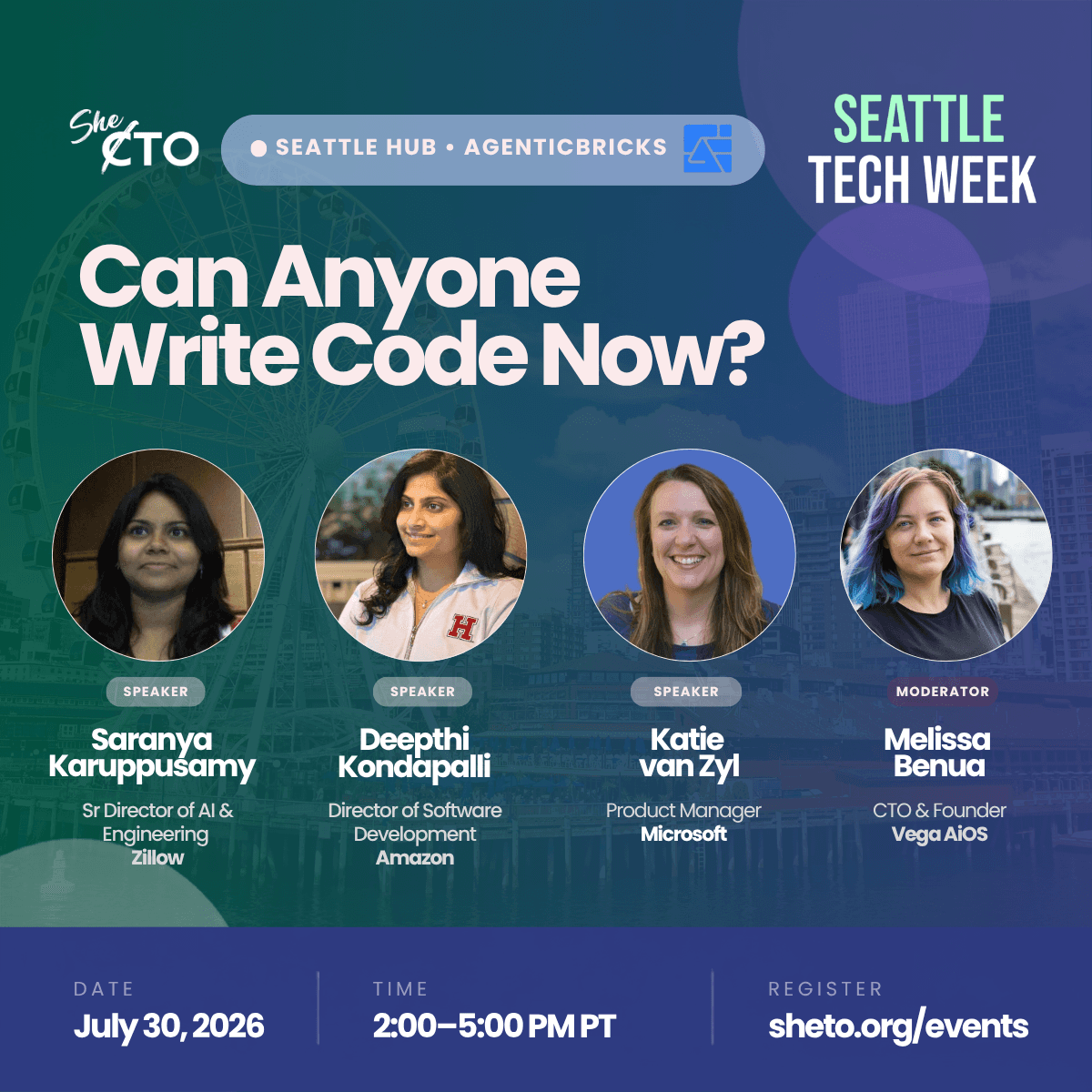 SheTO Seattle Tech Week | Can Anyone Write Code Now?