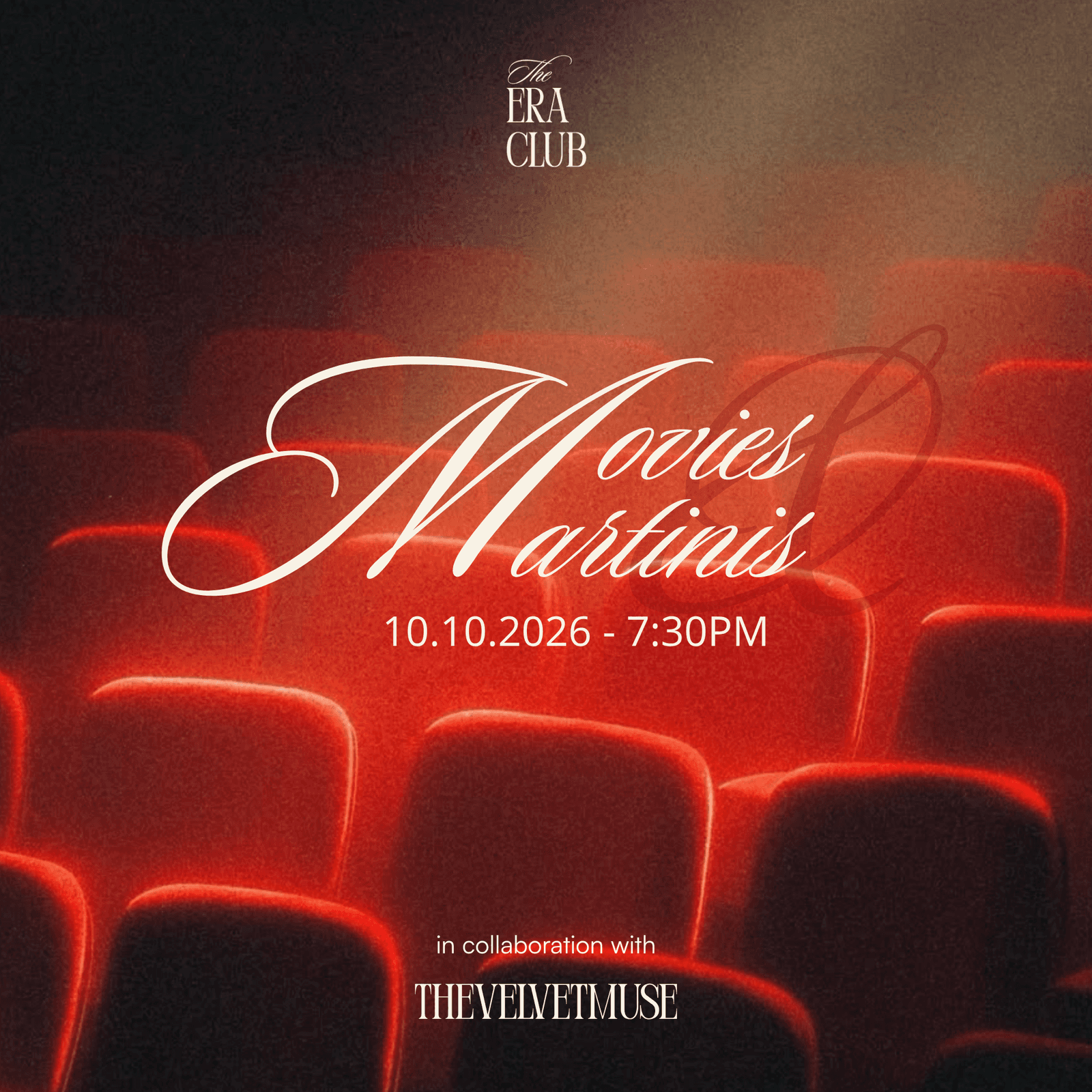 Movies & Martinis - Private Ciné-club x The Velvet Muse