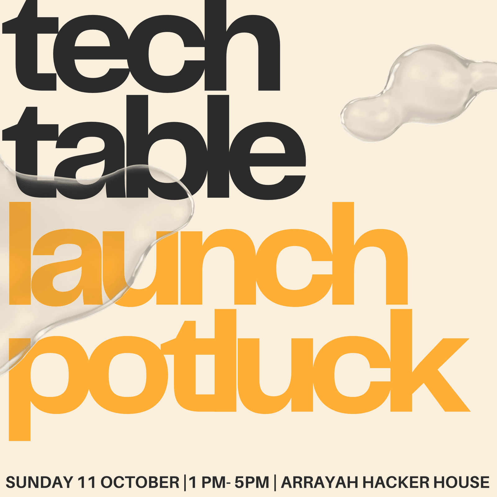 Tech Table - Launch Potluck 🥘