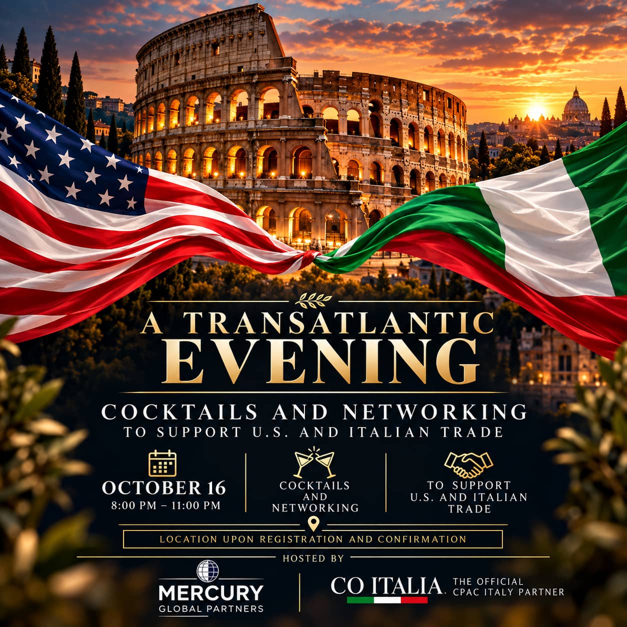 US Italy Transatlantic Evening