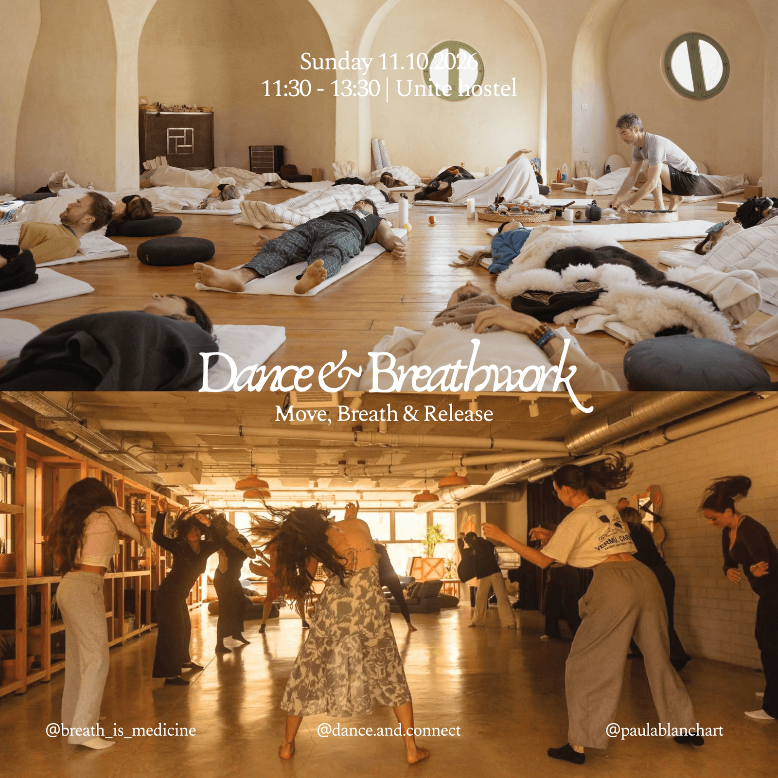 Dance & Breathwork Session Barcelona | Move, Breathe & Release