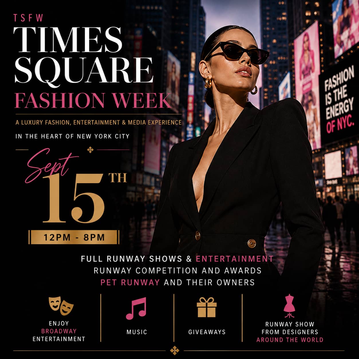 Times Square Fashion Week 2026