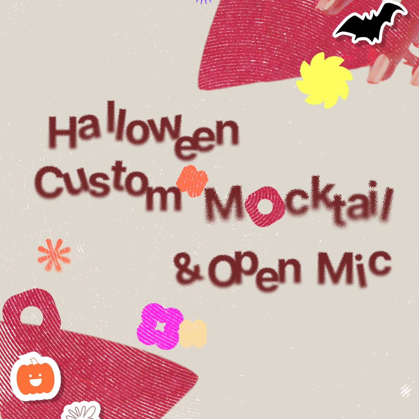 [ Figma Fridays ] Custom Halloween Mocktail Night + Open Mic