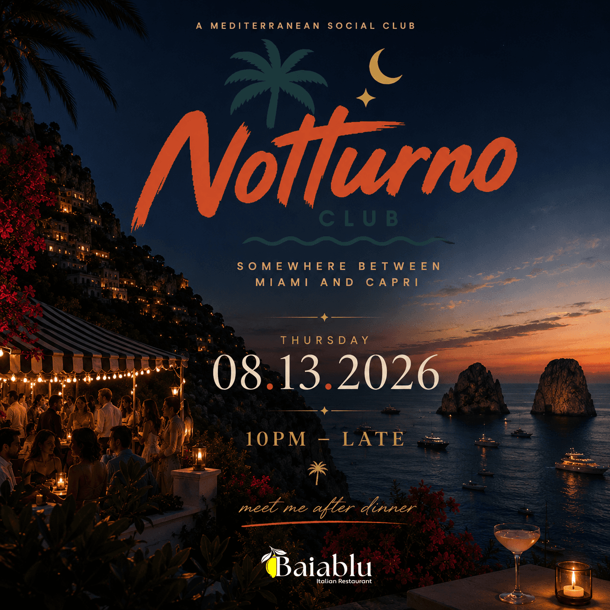 NOTTURNO - Coconut Grove