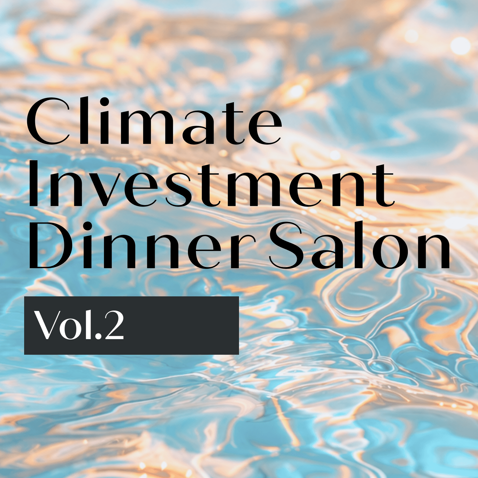 Climate Investment Dinner Salon - Vol. 2