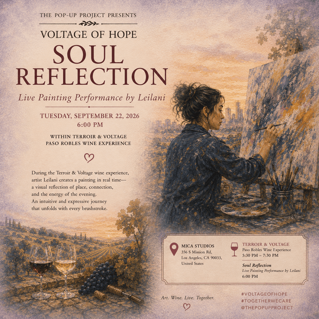 SOUL REFLECTION - Live Painting Performance by Leilani