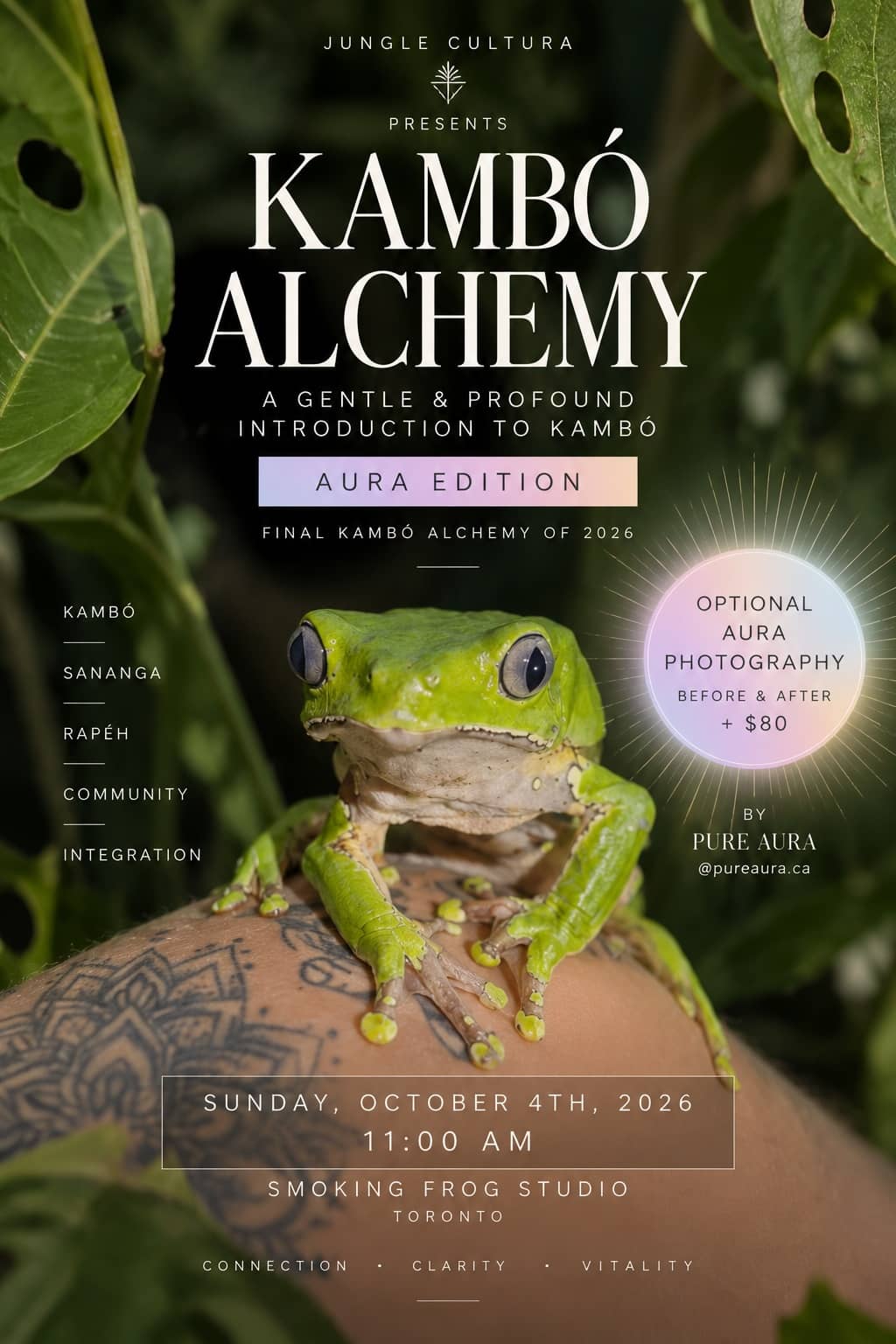 Kambó Alchemy: A Gentle & Profound Connection to Kambó | Aura Edition ✨
