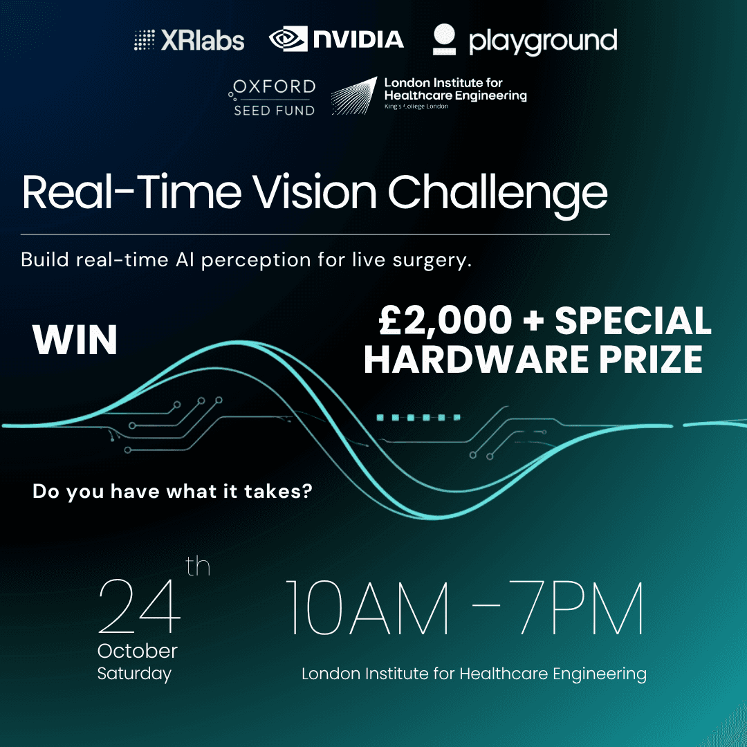 Real-Time Vision Challenge with XRlabs - NVIDIA x Playground x Oxford Seed Fund