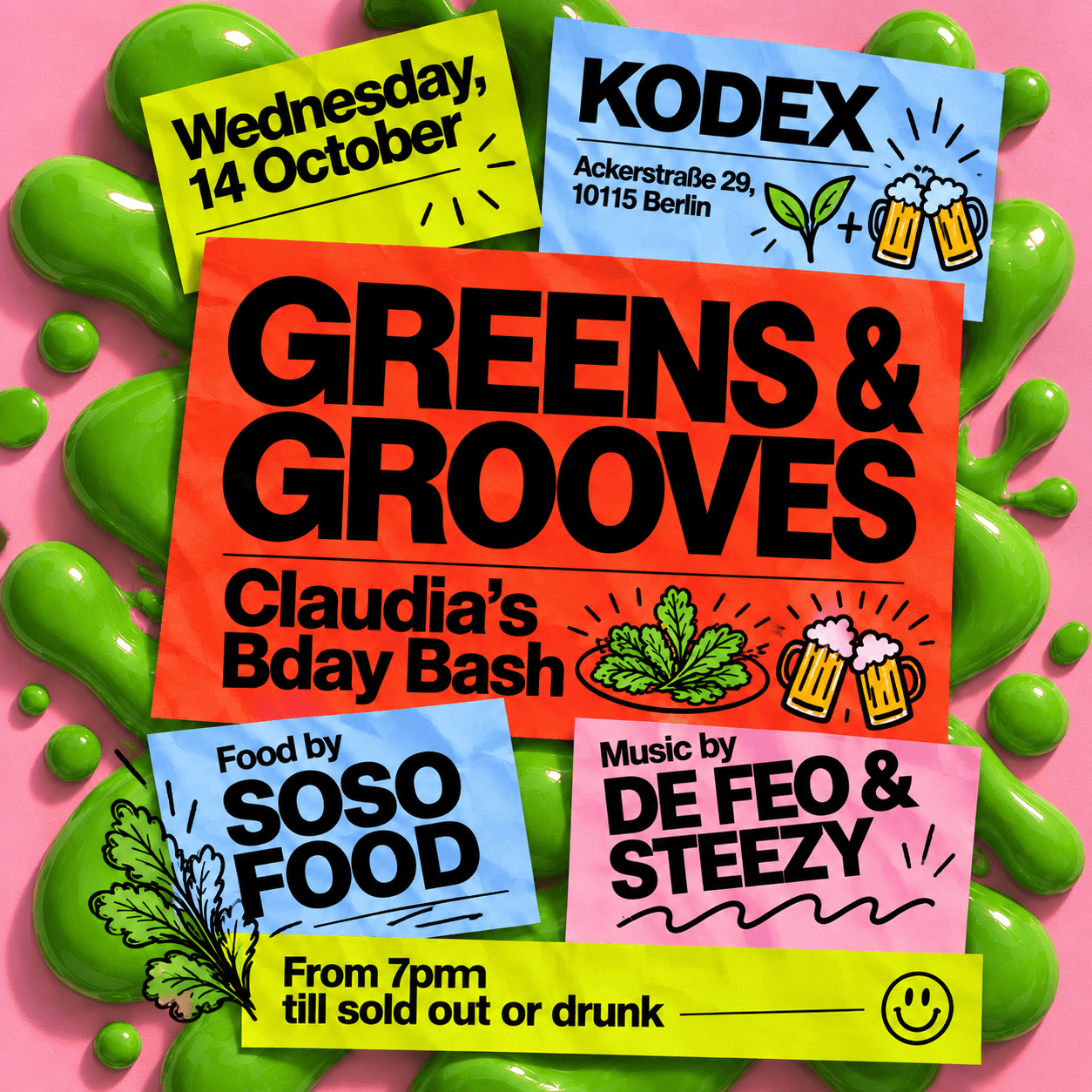 GREENS & GROOVES - Sepecia Claudia's Bday Bash!