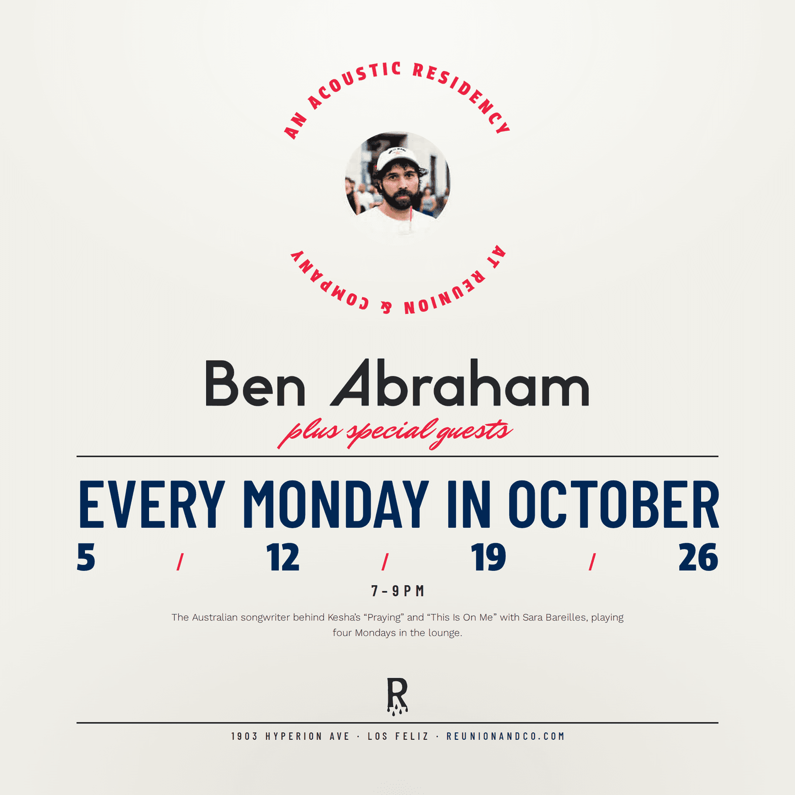 Ben Abraham w/ Special Guests