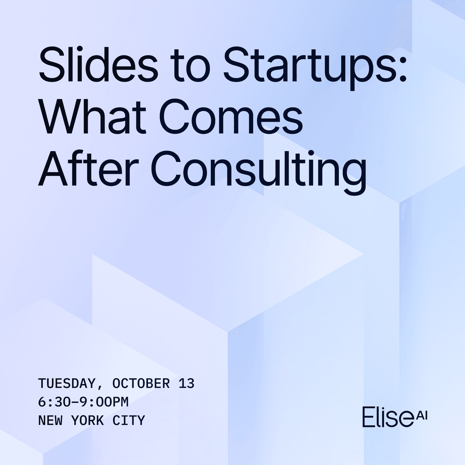 Slides to Startups: What Comes After Consulting