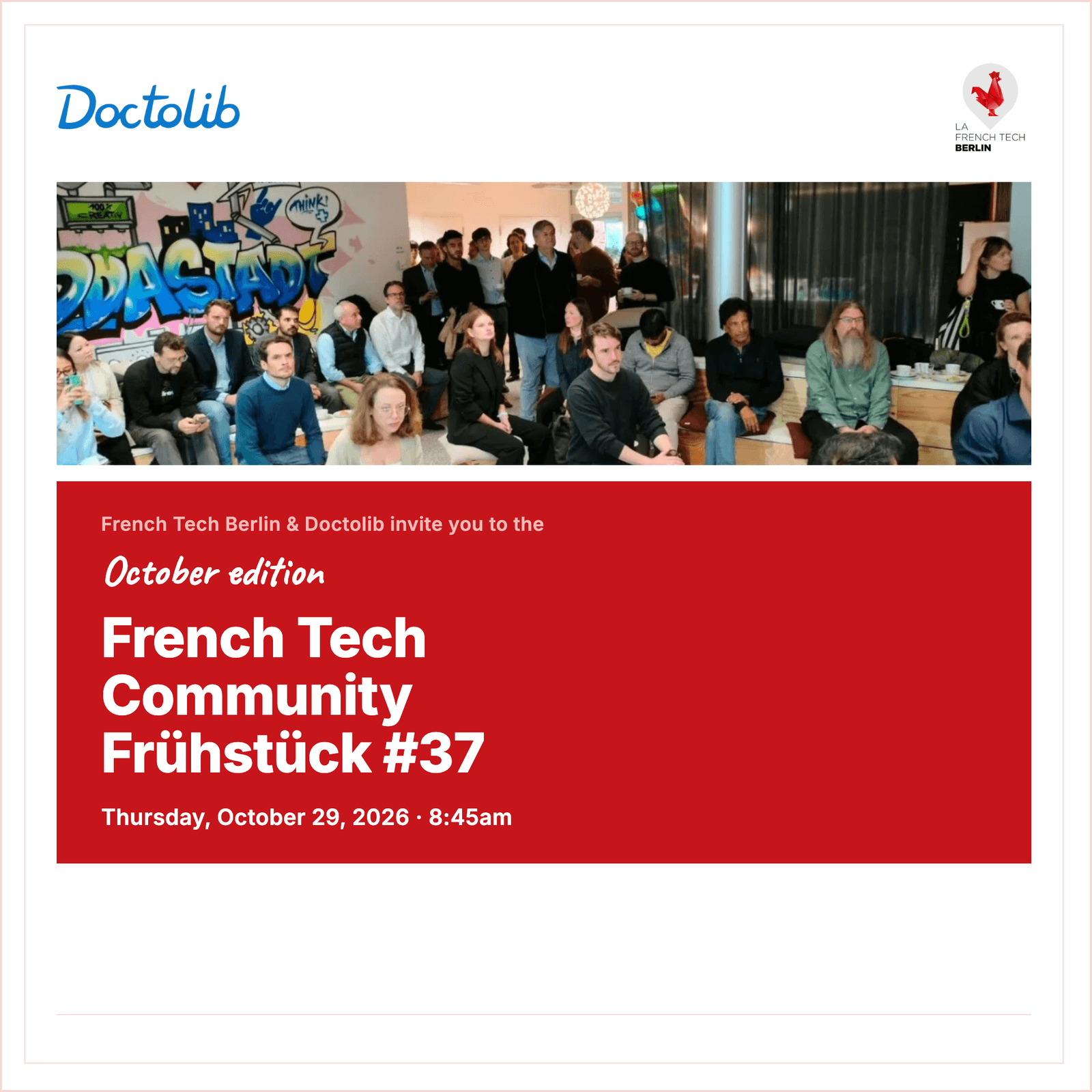 Doctolib X French Tech Berlin: Community Breakfast #37