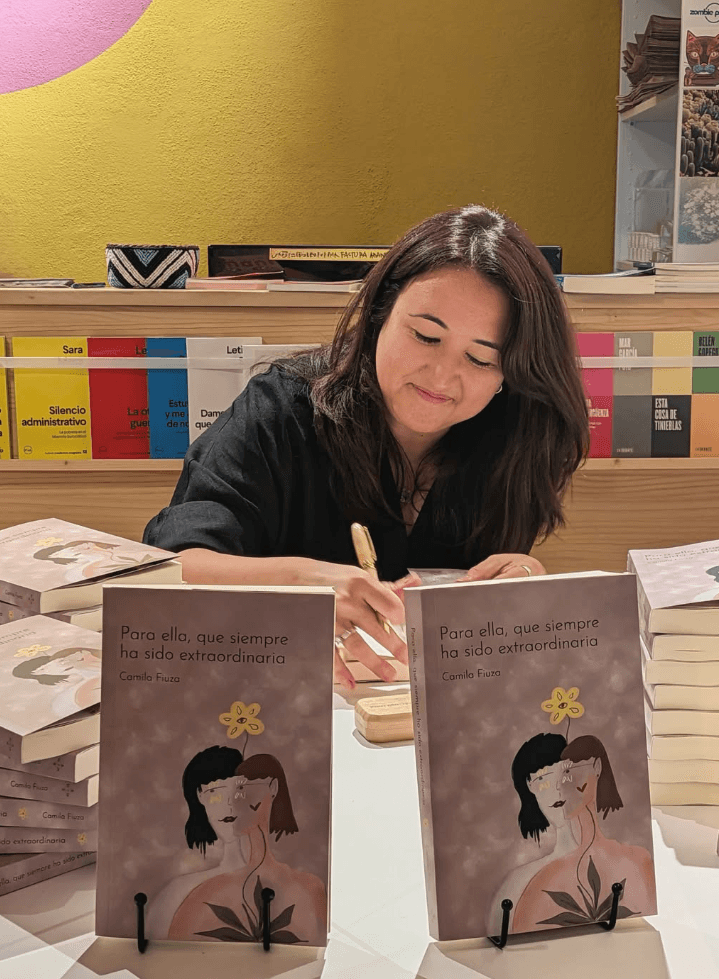 Encuentro con autora · Camila Fiuza