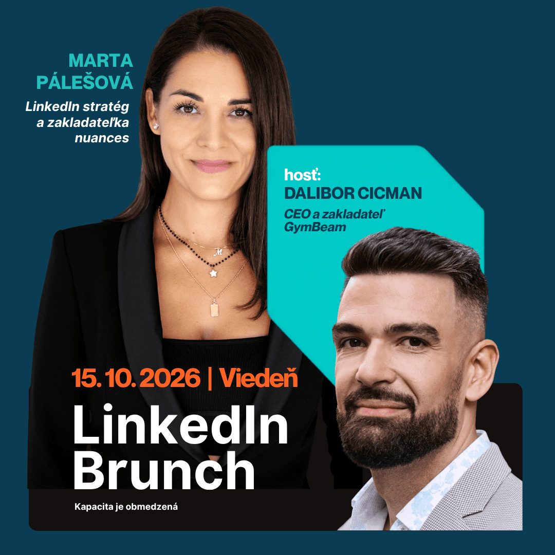 LinkedIn Brunch s Martou Pálešovou, hosť: Dalibor Cicman